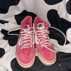 Hello Kitty Vans Women's Pink High-Top Sneakers